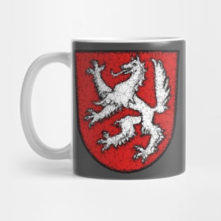 Low Poly Coat of Arms Red Mug